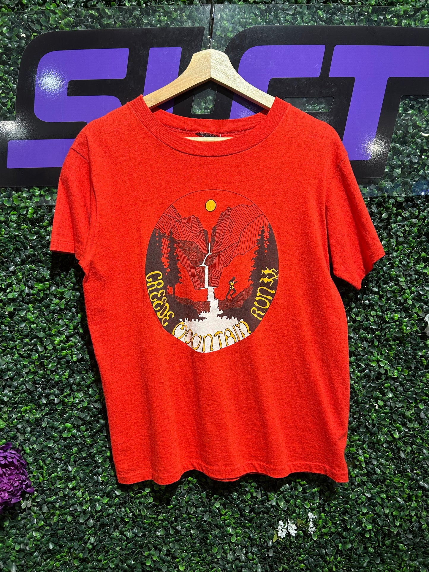 80s Creede Colorado Mountain Run T-Shirt. Size Medium