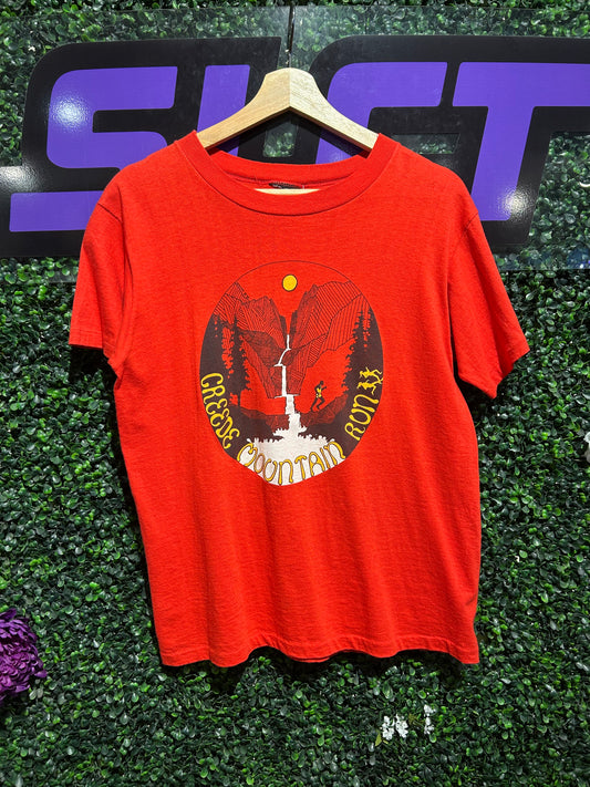 80s Creede Colorado Mountain Run T-Shirt. Size Medium