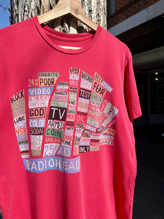 00s Radiohead Hail To The Thief Album Promo T-Shirt. Size M/L