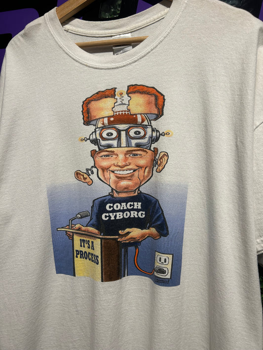 00s Coach Cyborg T-Shirt. Size XXL