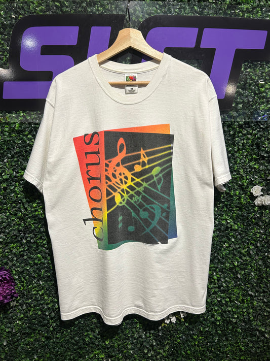 Vintage Chorus Music T-Shirt. Size Large