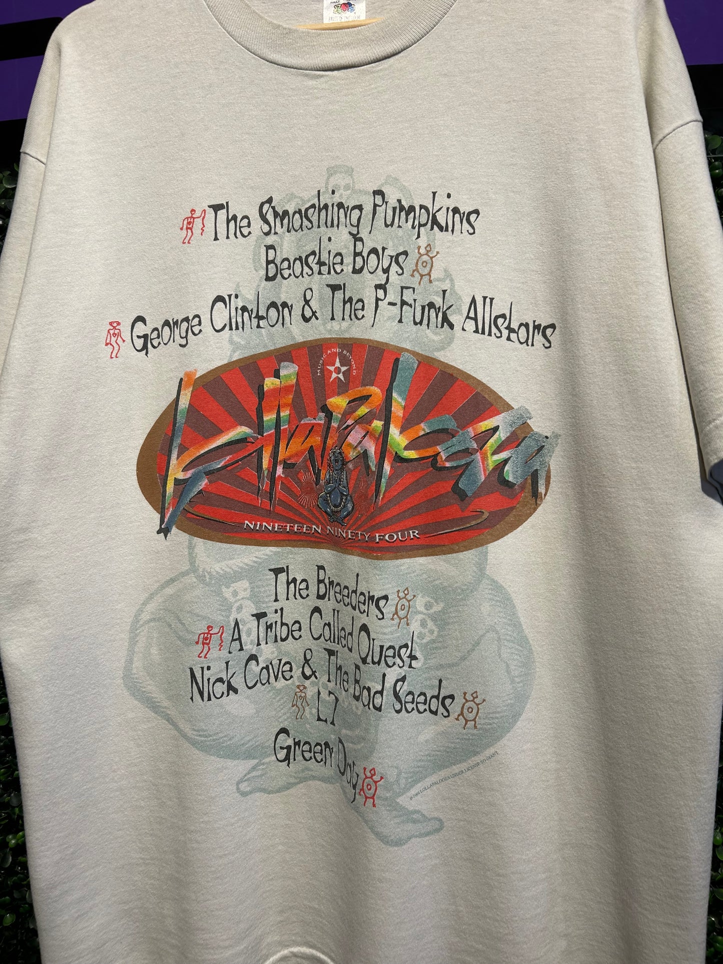 1994 Lollapalooza Festival Tour T-Shirt. Size XL