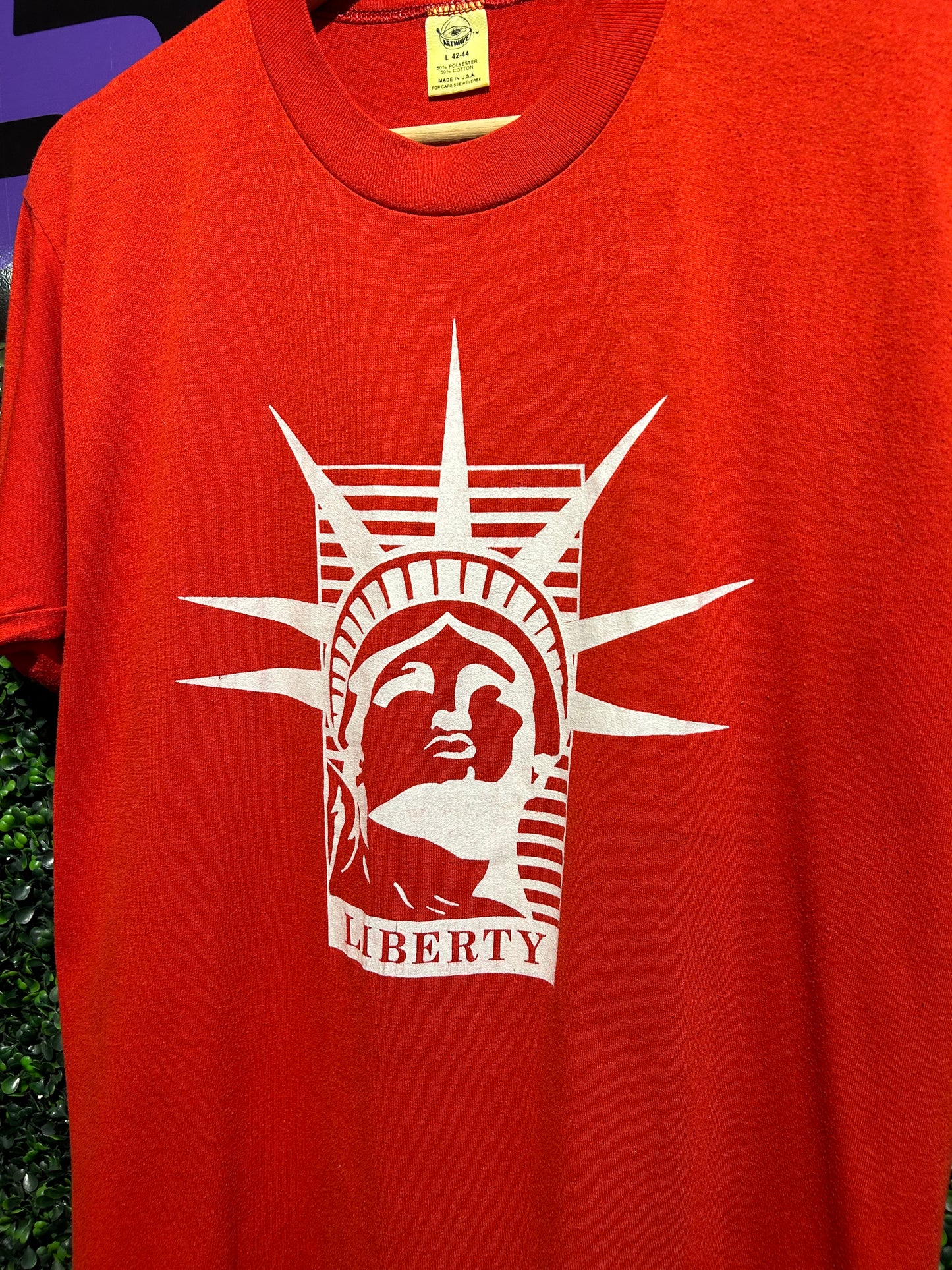 80s Liberty T-Shirt. Size Large