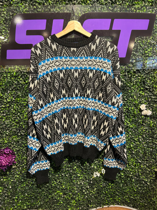 Vintage Claybrooke Wool-Blend Knit Sweater. Size M/L