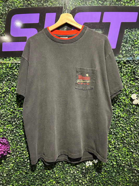 80s Winston Racing Team Pocket T-Shirt. Size Large