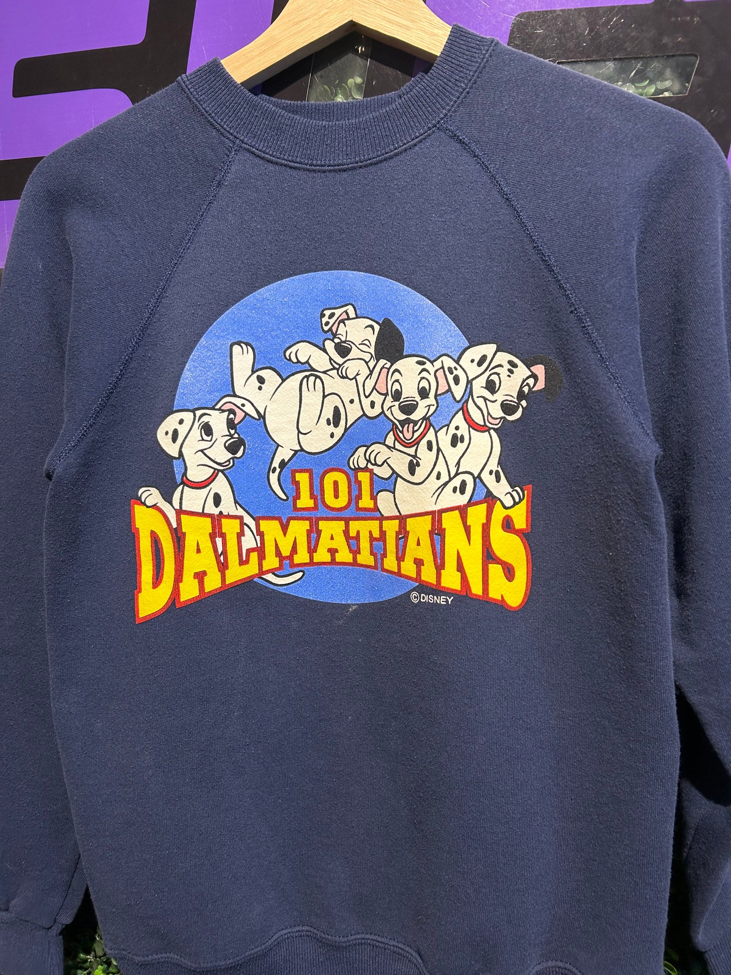 1996 101 Dalmatians Movie-Promo Crewneck. Size XS/S
