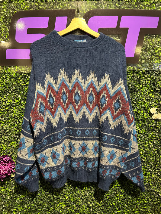 90s Towncraft Knit Sweater. Size XL