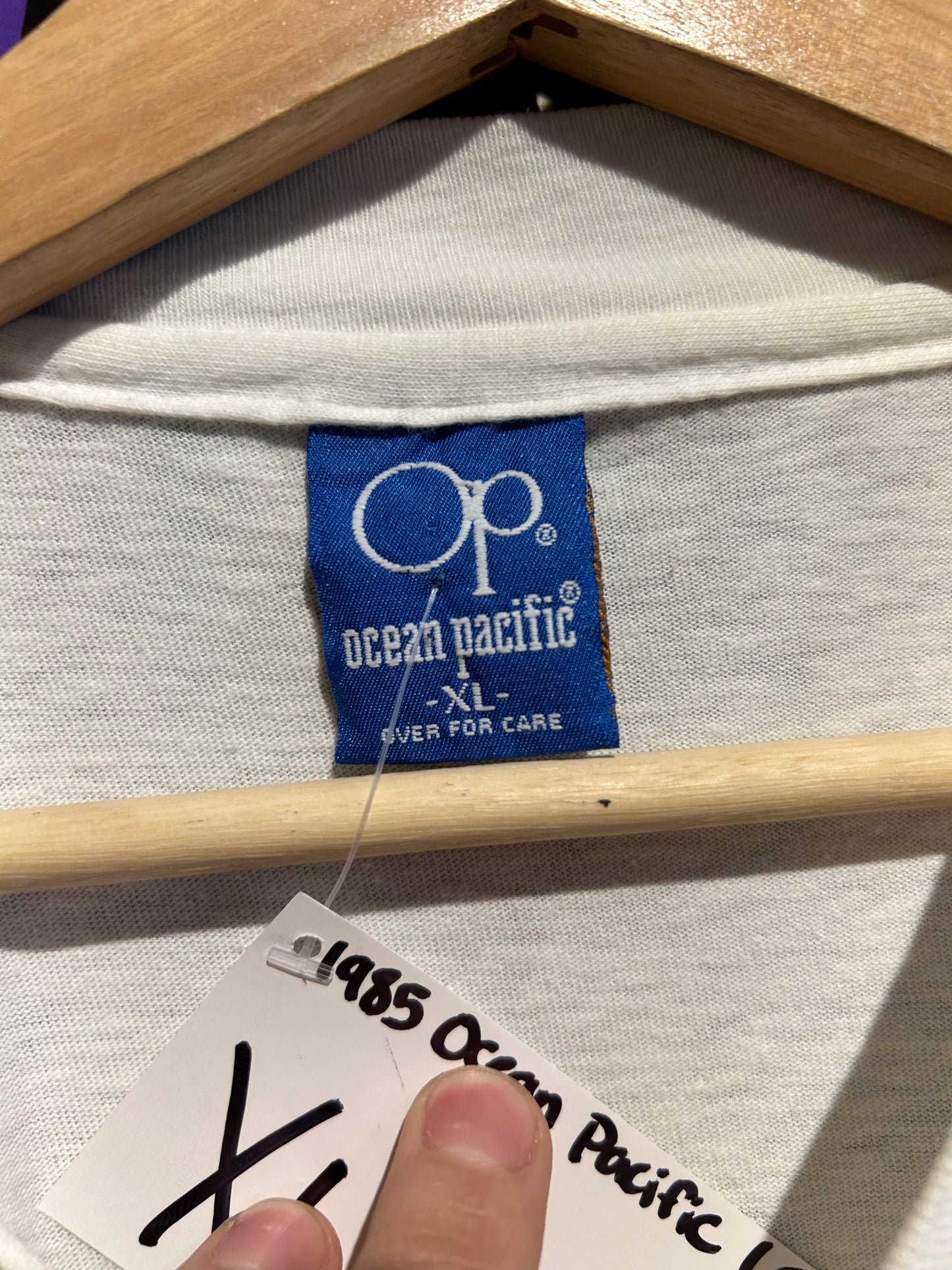 1985 Ocean Pacific LS Shirt. Size XL