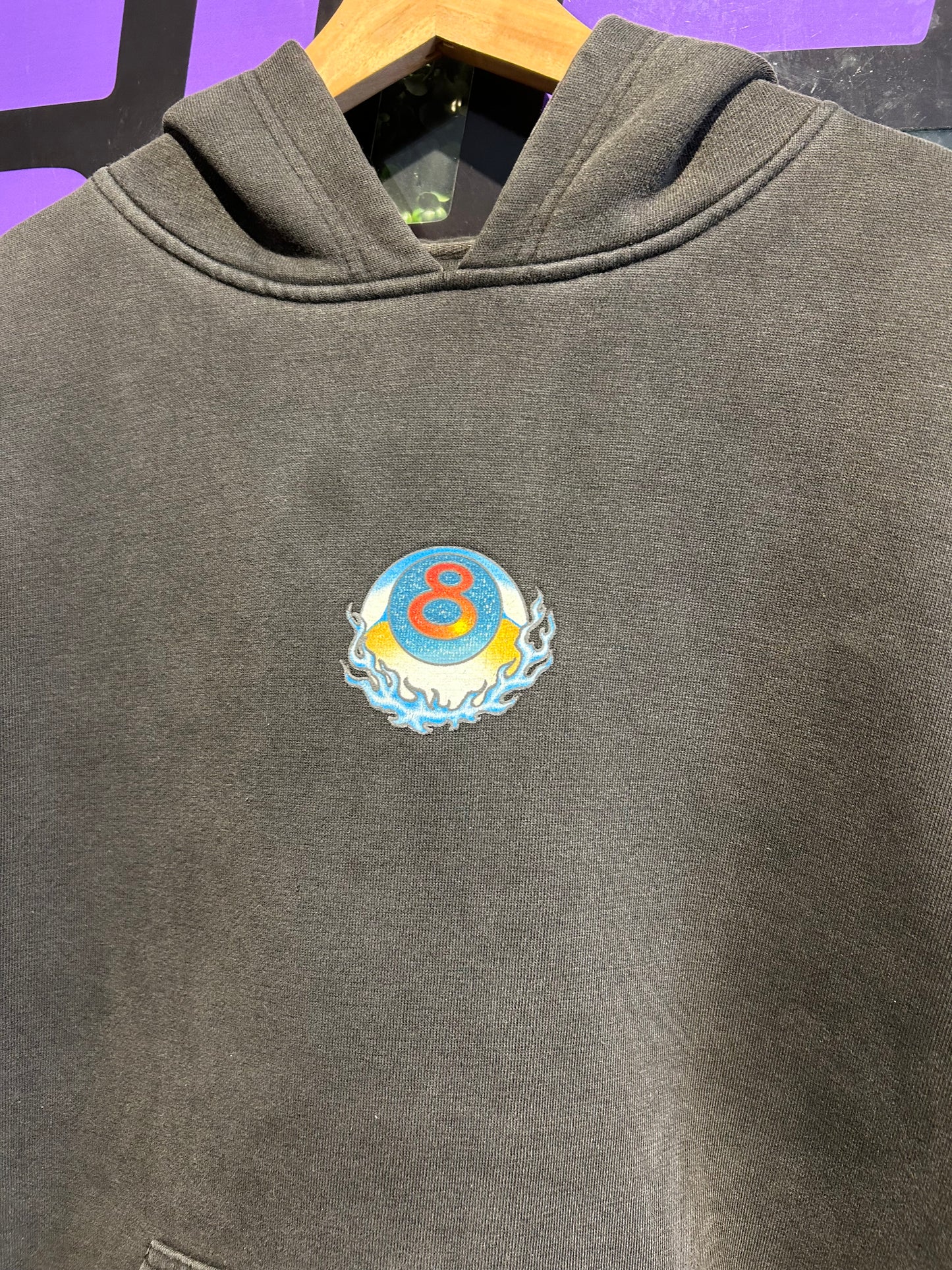 Vintage JNCO 8Ball Flame Dragon Hoodie. Size Medium