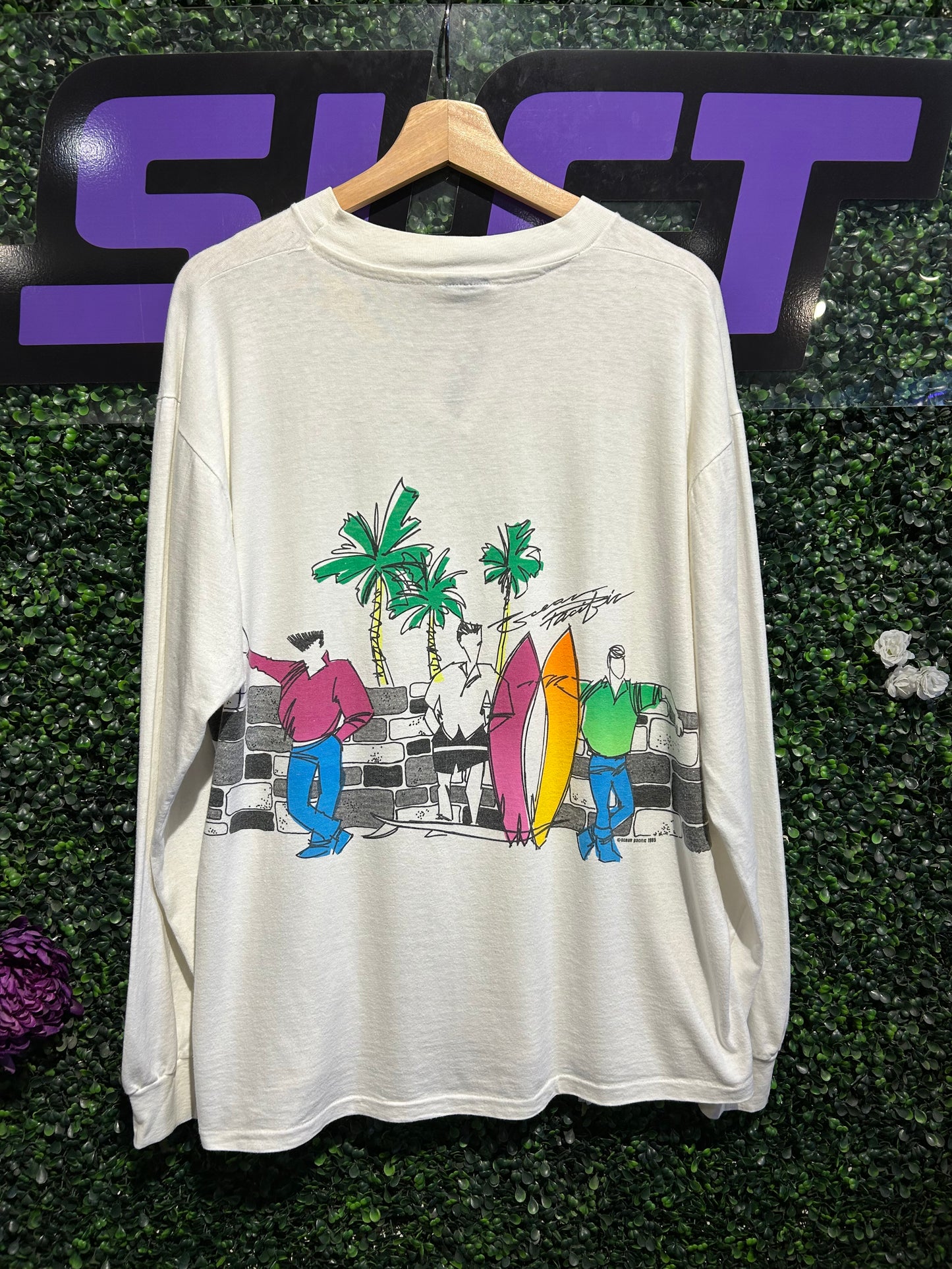 1985 Ocean Pacific LS Shirt. Size XL
