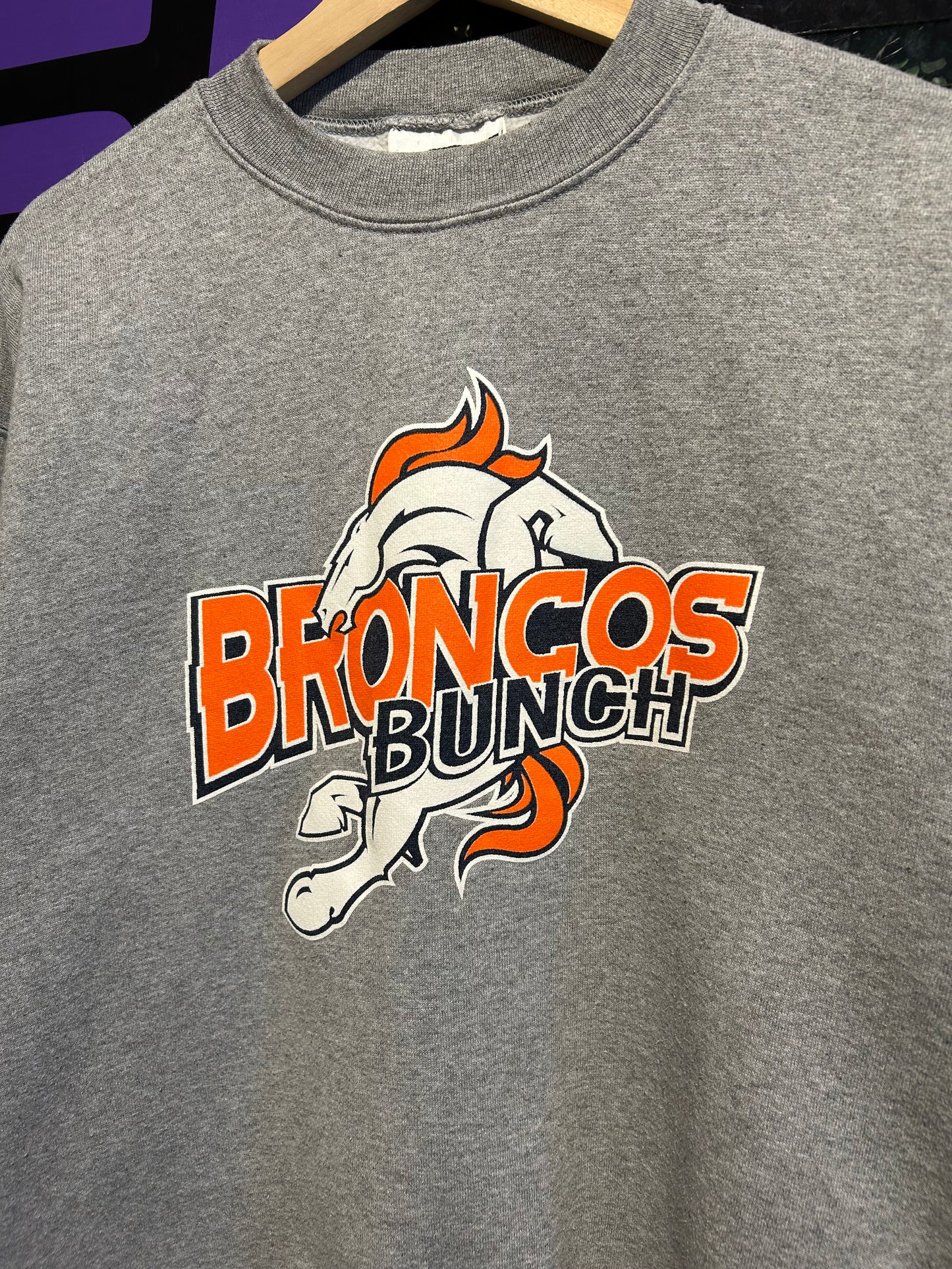 00s Denver Broncos Bunch Puma Crewneck. Size M/L