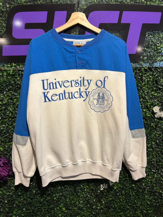 Vintage University of Kentucky Henley Sweatshirt. Size M/L