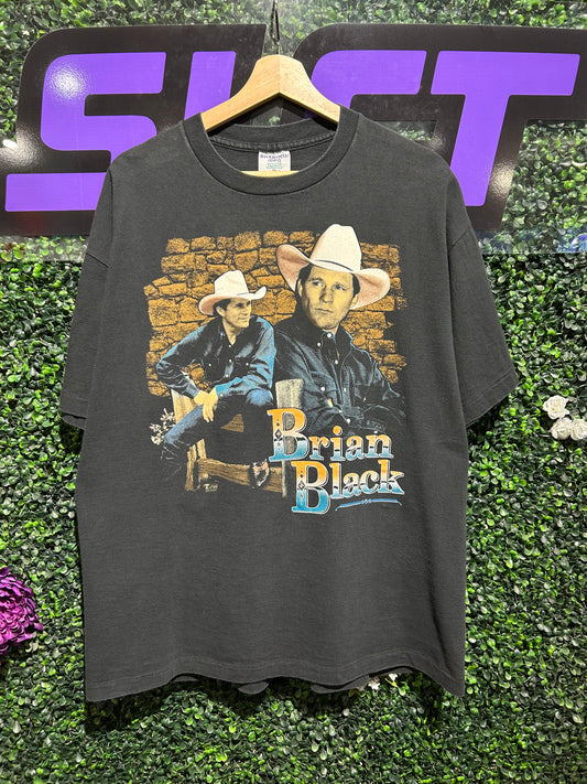90s Brian Black Country Tour T-Shirt. Size XL