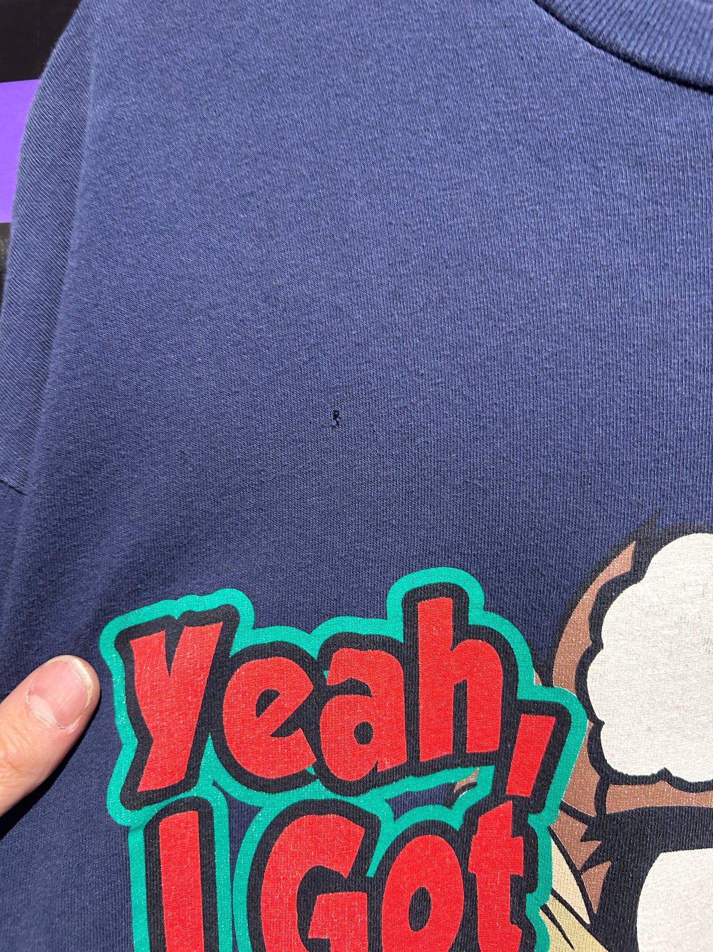 Vintage Taz Holiday LS Shirt. Size L/XL