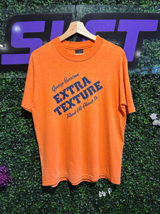 1975 George Harrison Extra Texture “OHNOTHIMAGEN” Album Promo T-Shirt. Size M/L