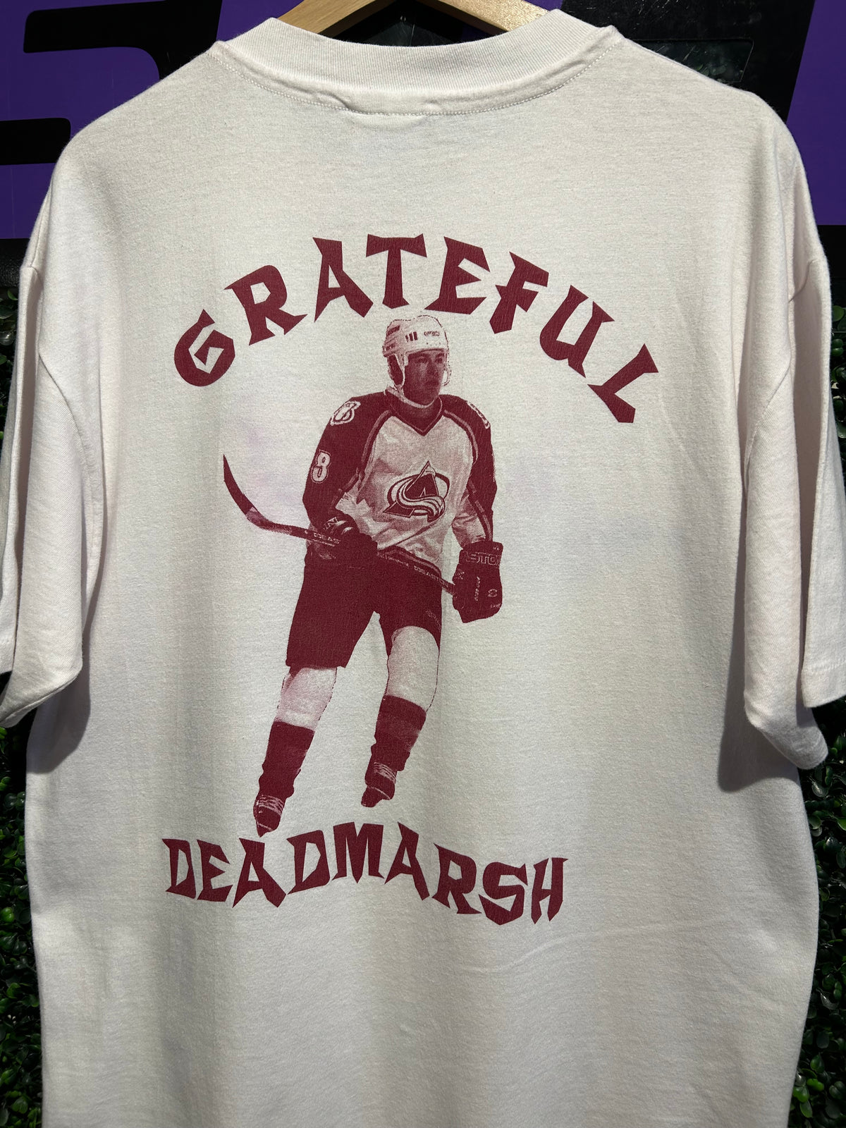 90s Grateful Dead Colorado Avalanche “Grateful Deadmarsh” T-Shirt. Size Large