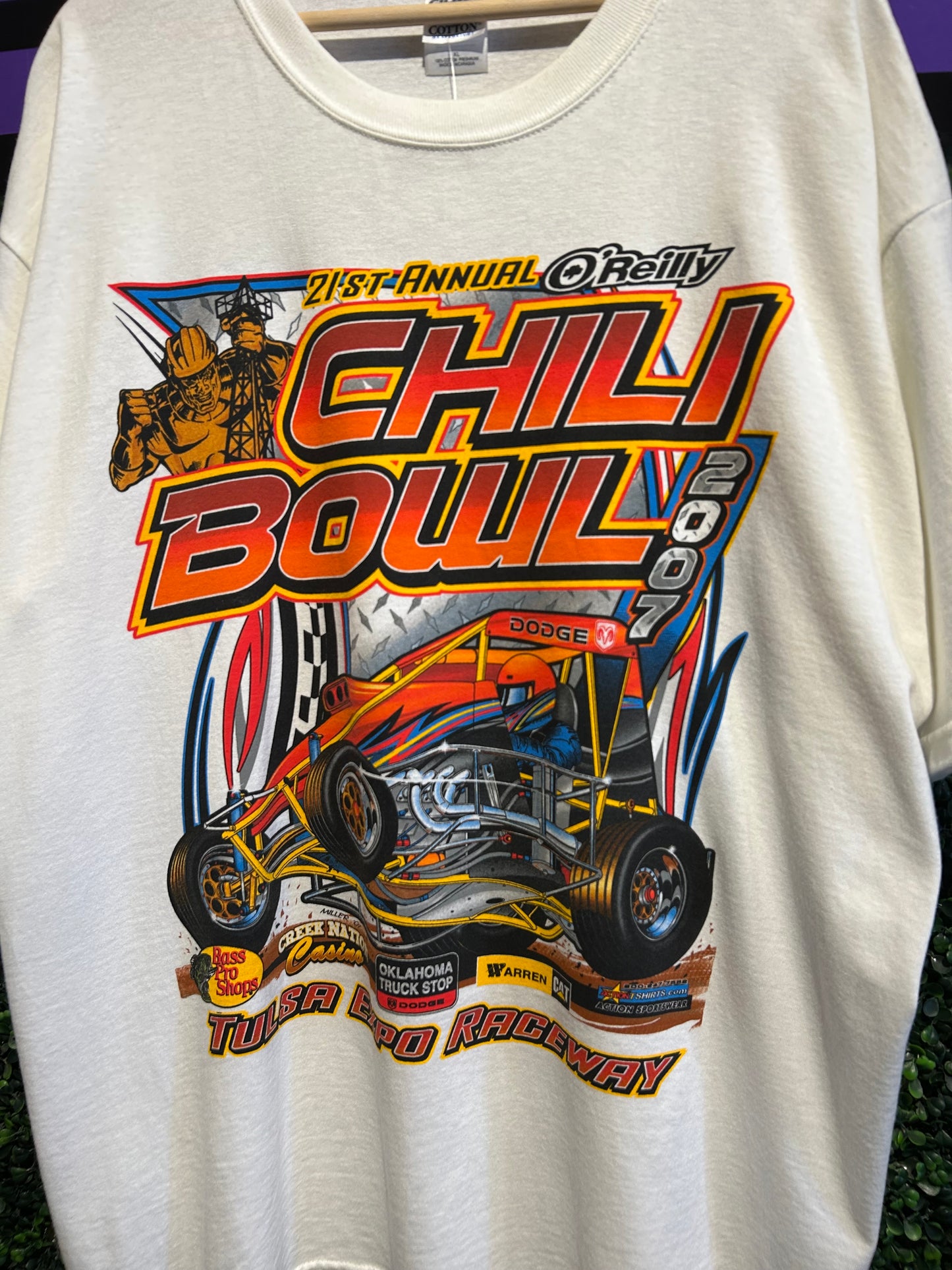 2006 O’Reilly Chili Bowl Racing T-Shirt. Size XL