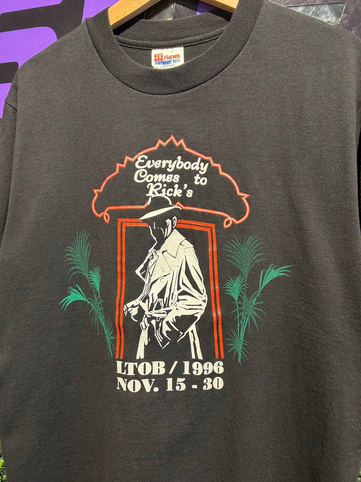 1996 Casablanca Everybody Comes To Rick’s T-Shirt. Size M/L