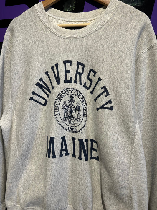 90s University Of Maine Jansport Crewneck. Size Large