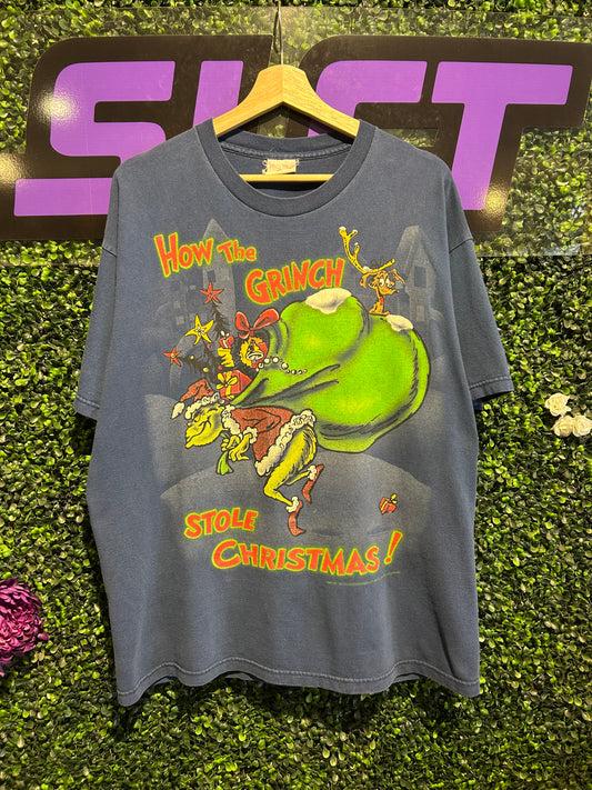 1997 How The Grinch Stole Christmas Movie-Promo T-Shirt. Size XL