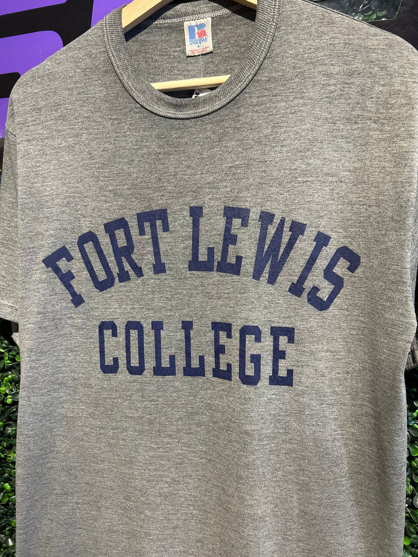 Vintage Fort Lewis College Russell T-Shirt. Size Medium