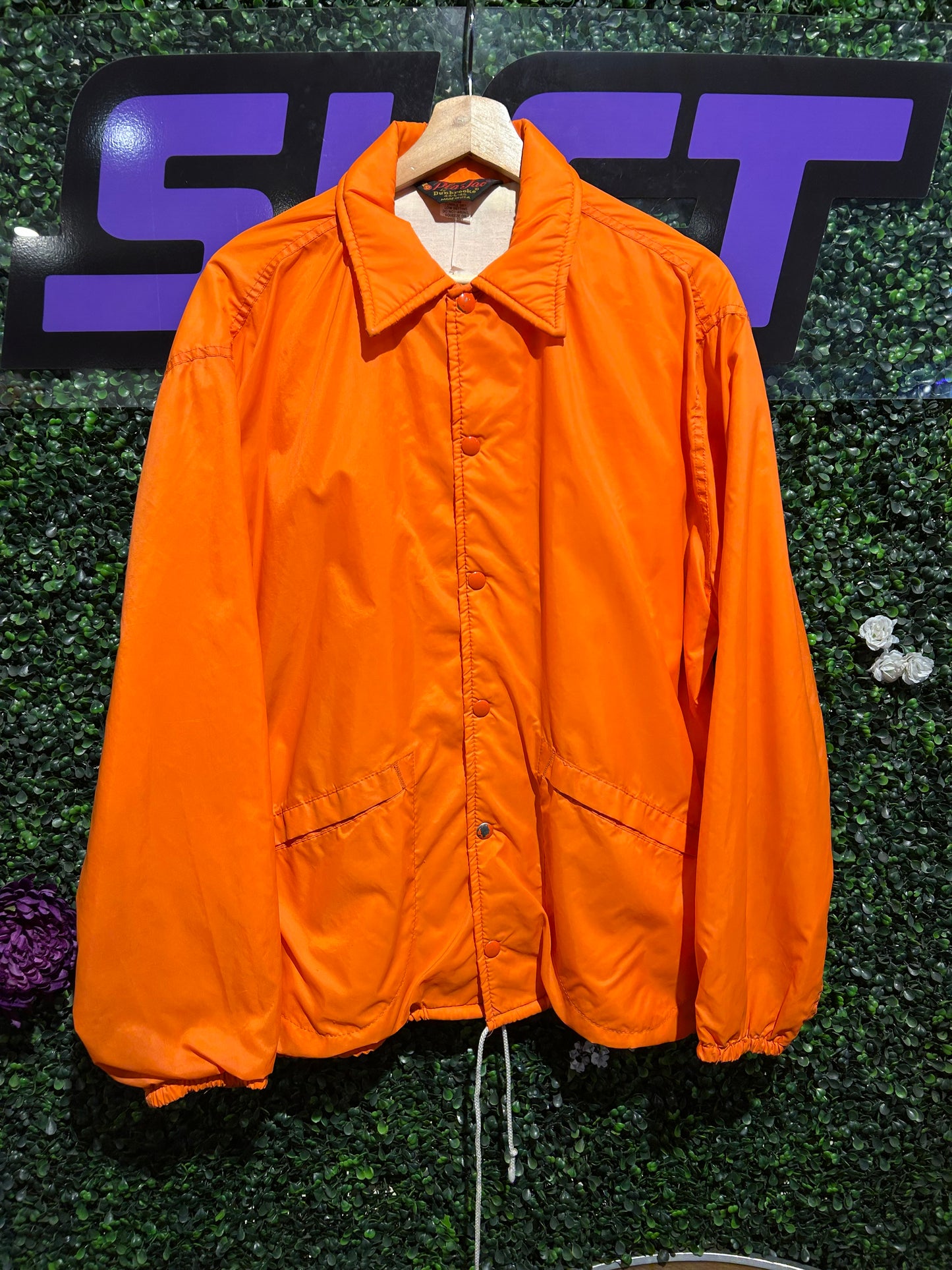 70s Dunbrooke Lined Button-Up Jacket. Size Large