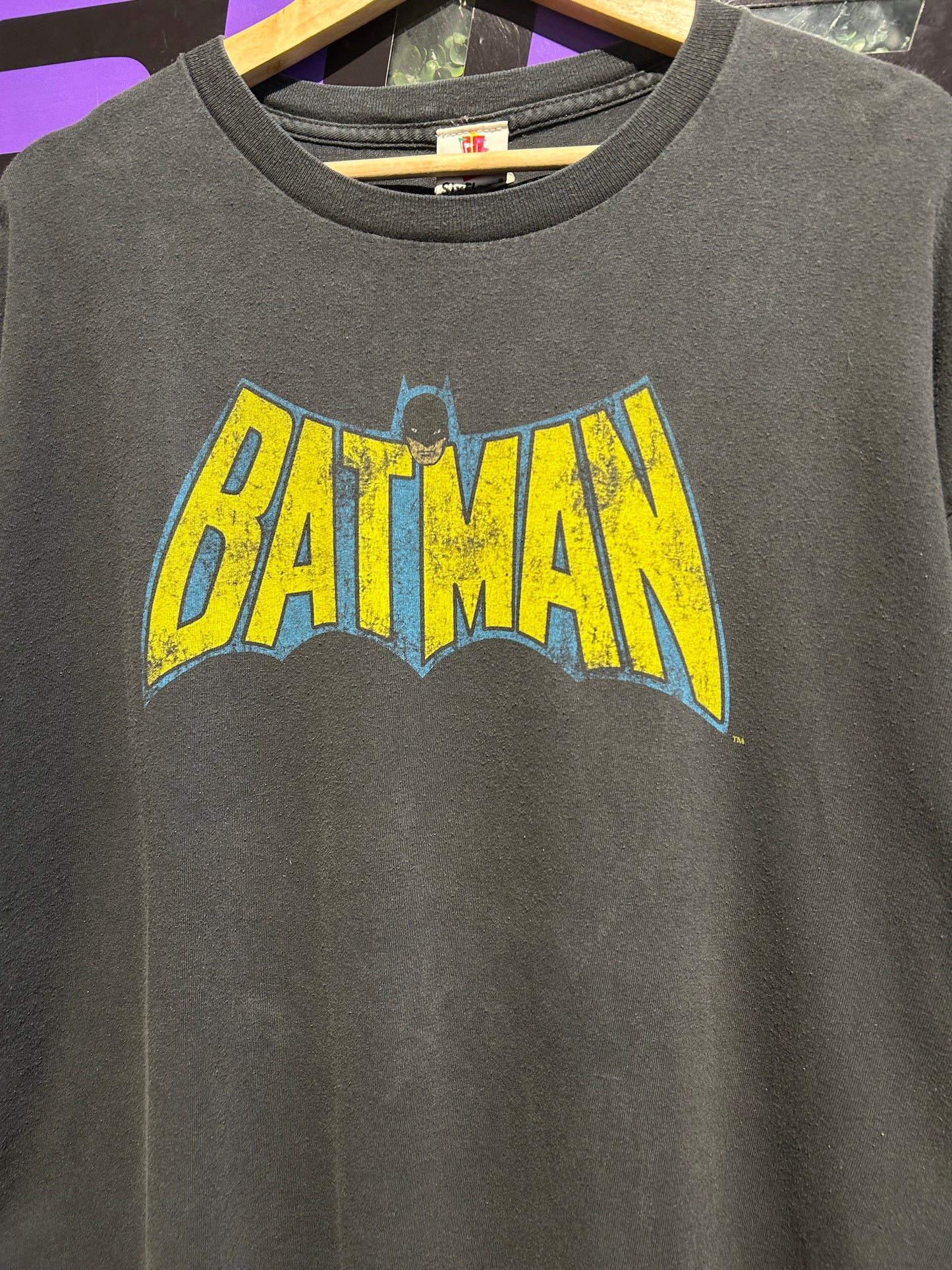 Vintage Six Flags Batman T-Shirt. Size XL (Boxy)