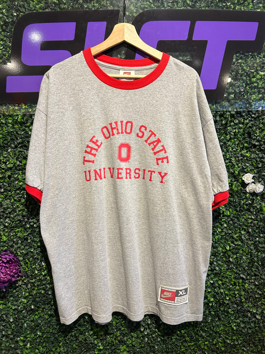 Vintage The Ohio State University Nike Ringer T-Shirt. Size XL