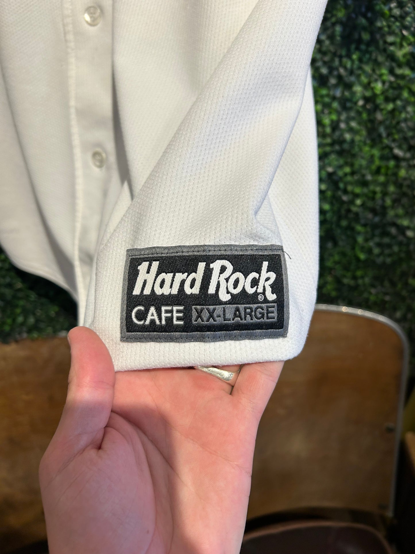 Vintage Hard Rock Cafe Chicago Baseball Jersey. Size XXL