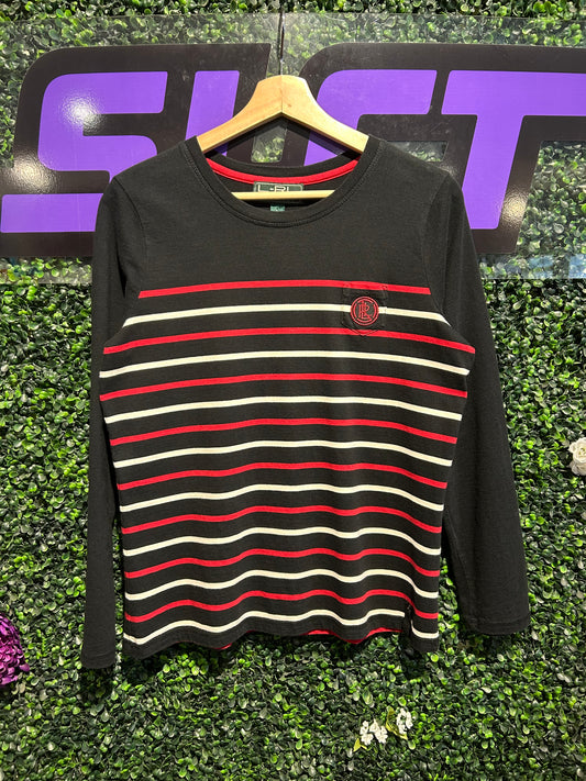 00s Lauren Ralph Lauren Striped LS Shirt. Size Medium