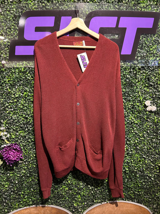 80s Arnold Palmer “Arnie” Knit Cardigan. Size L/XL