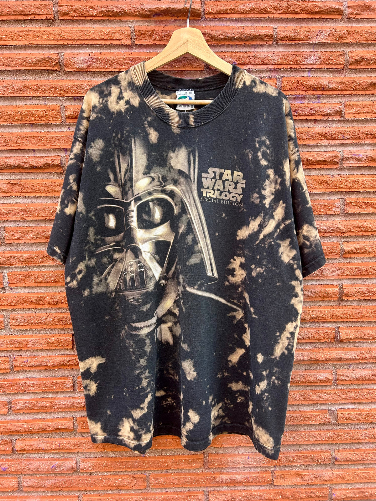 1997 Star Wars Trilogy Special Edition Liquid Blue AOP T-Shirt. Size XL