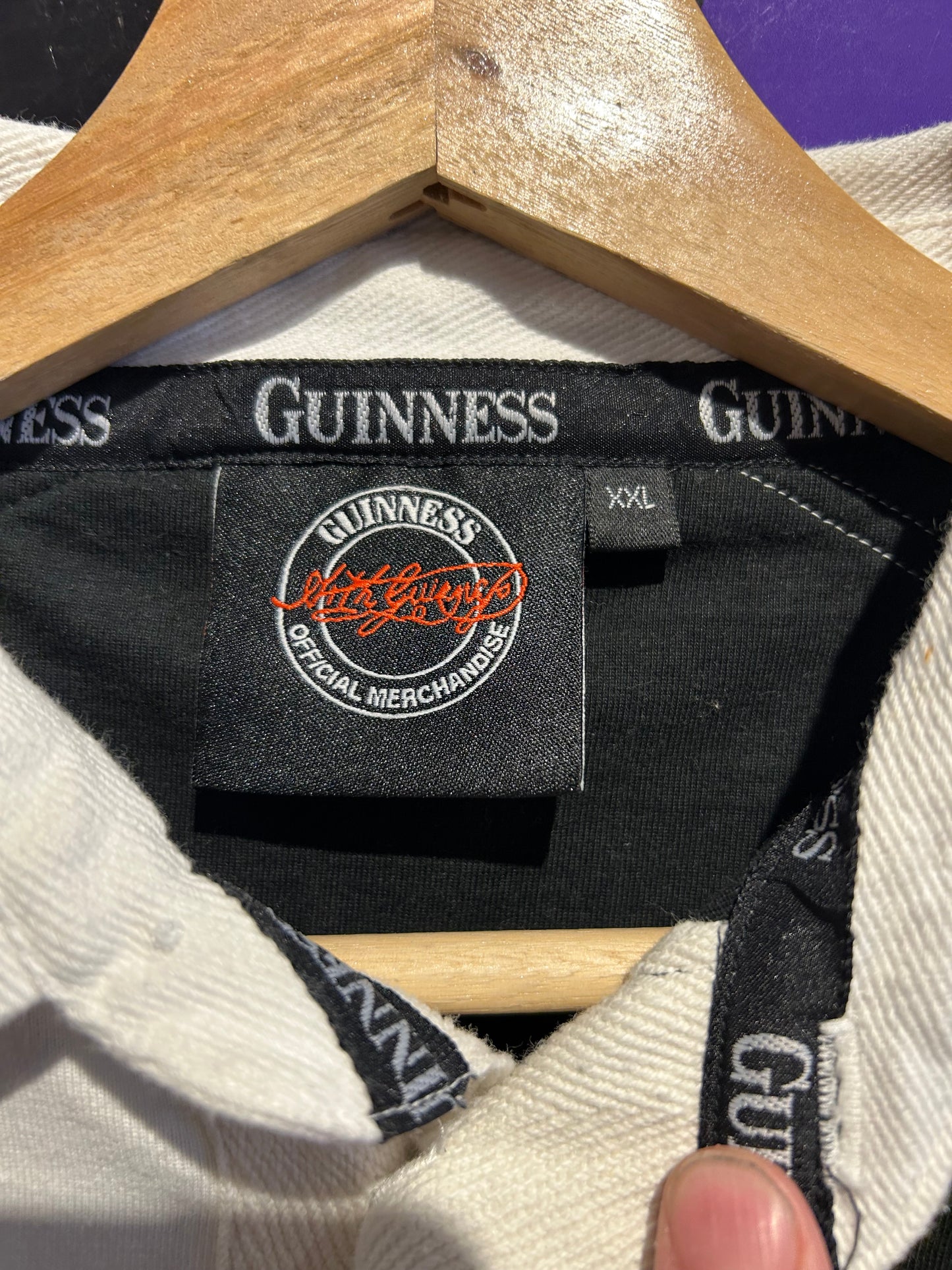 00s Guinness LS Rugby Shirt. Size XL