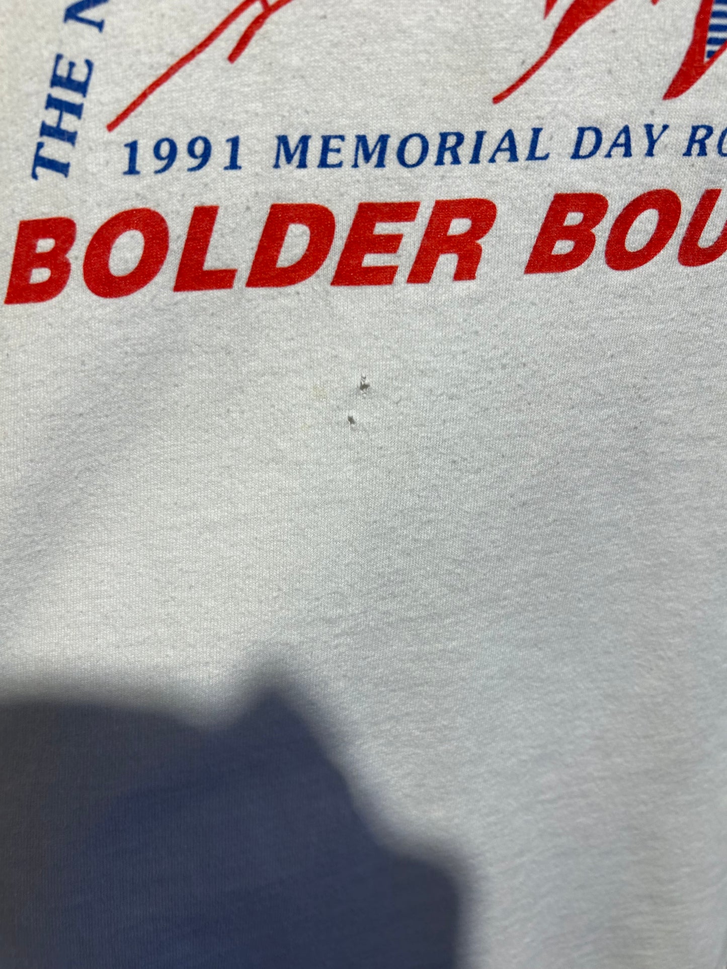 1991 Bolder Boulder Nike T-Shirt. Size Large