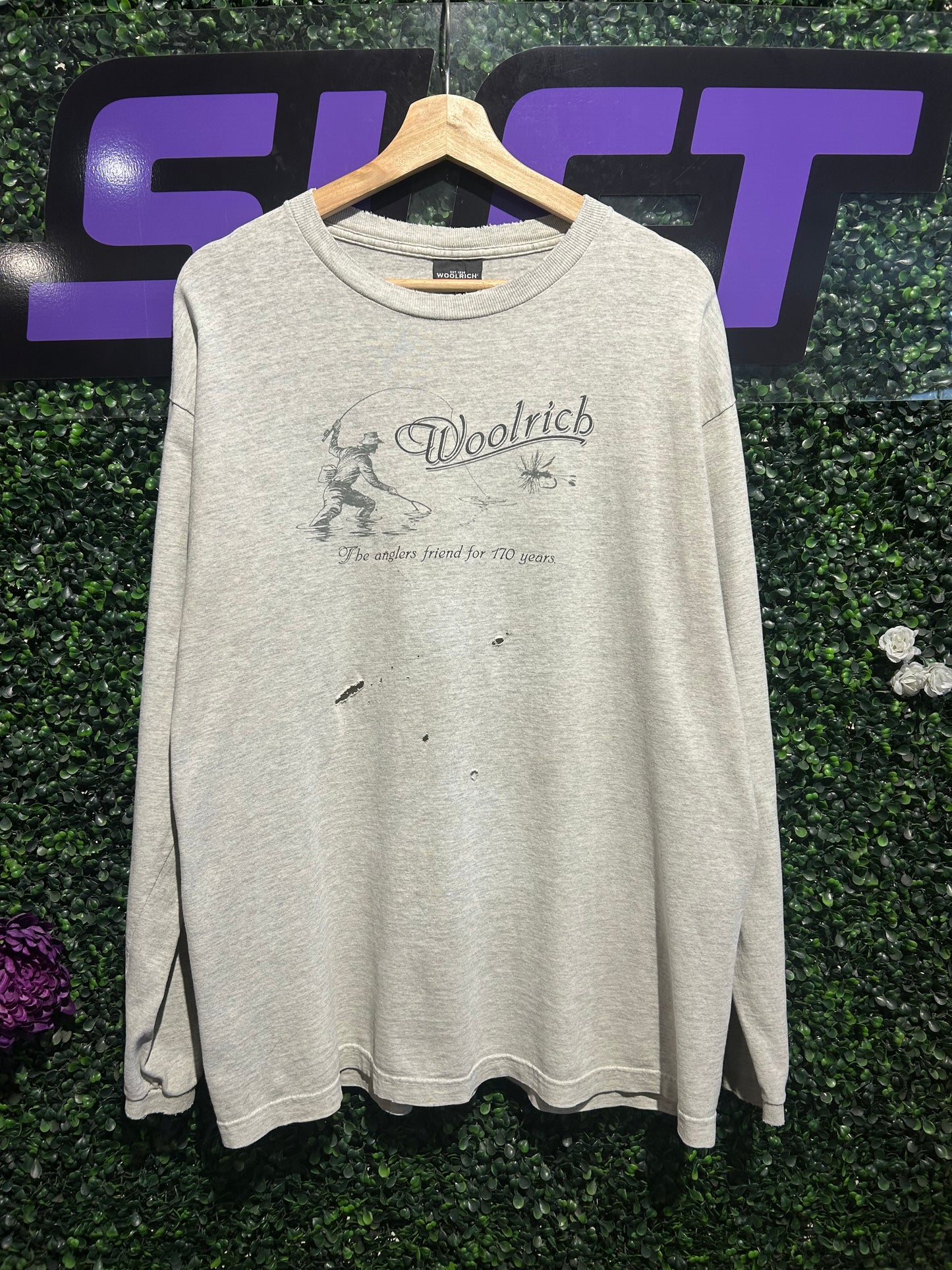 Vintage Woolrich Fishing LS Shirt. Size L/XL