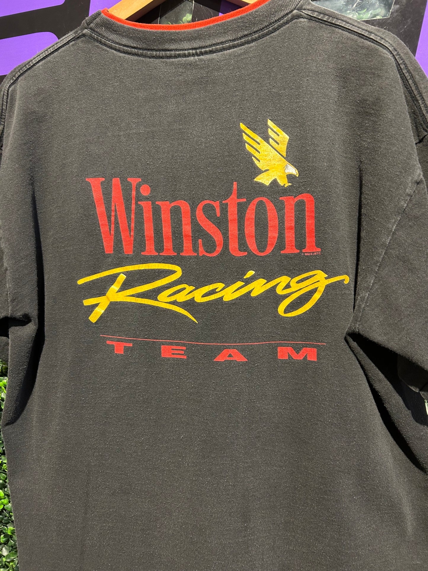 80s Winston Racing Team Pocket T-Shirt. Size Large