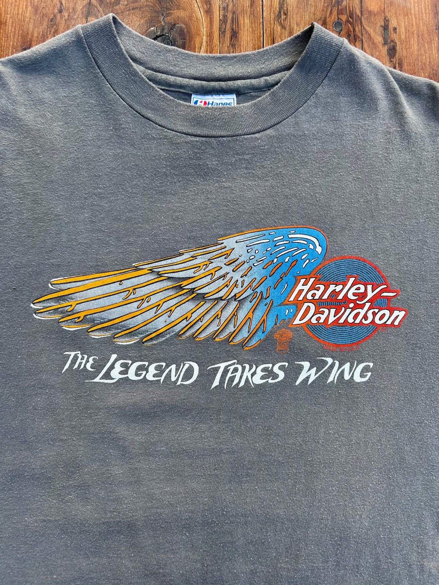 80s Harley Davidson “The Legend Takes Wing” T-Shirt. Size Large