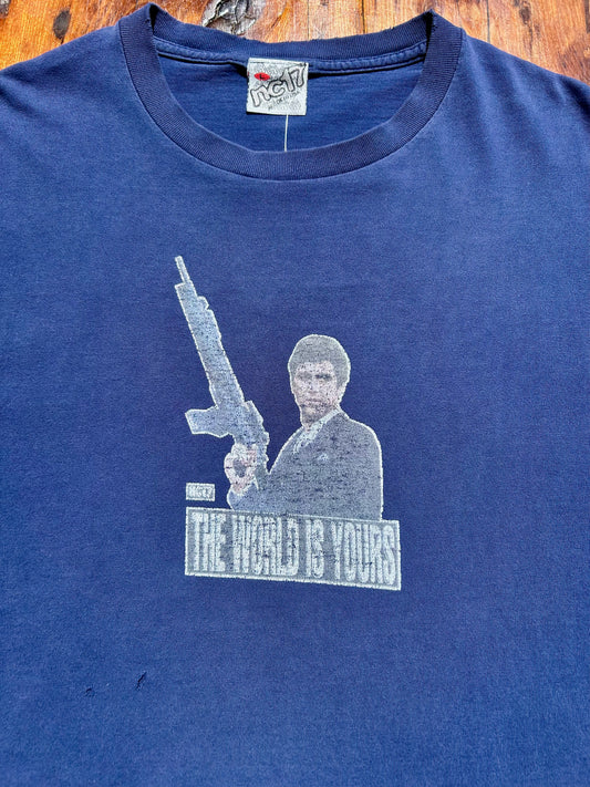 90s NC17 Scarface “The World Is Yours” T-Shirt. Size Large