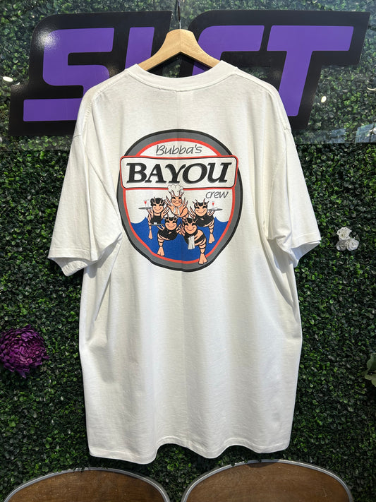 90s Bubba Gump Shrimp Bayou T-Shirt. Size XXL