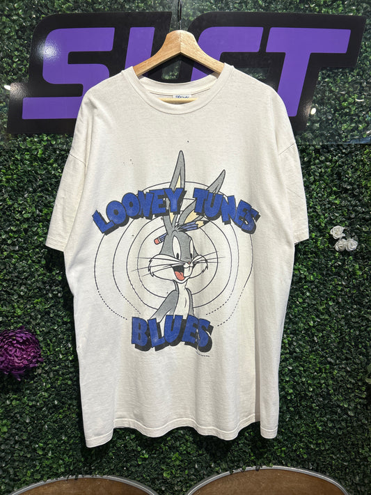 1997 Looney Tunes Blues Bugs Bunny T-Shirt. Size XXL (OSFA)