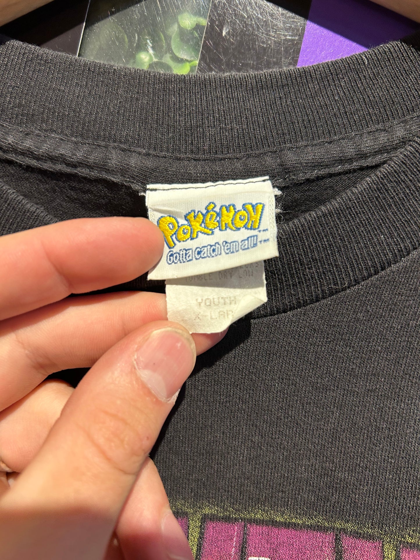 1999 Pokemon Mewtwo “Training Is Over” T-Shirt. Size Large