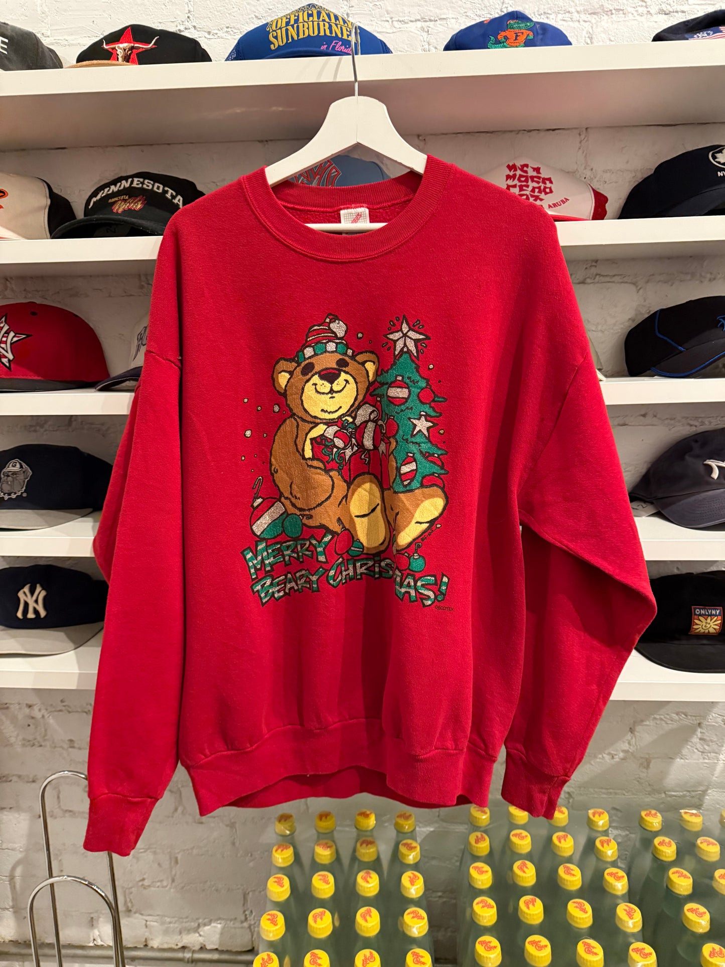 Vintage Merry Beary Christmas Crewneck Size XL