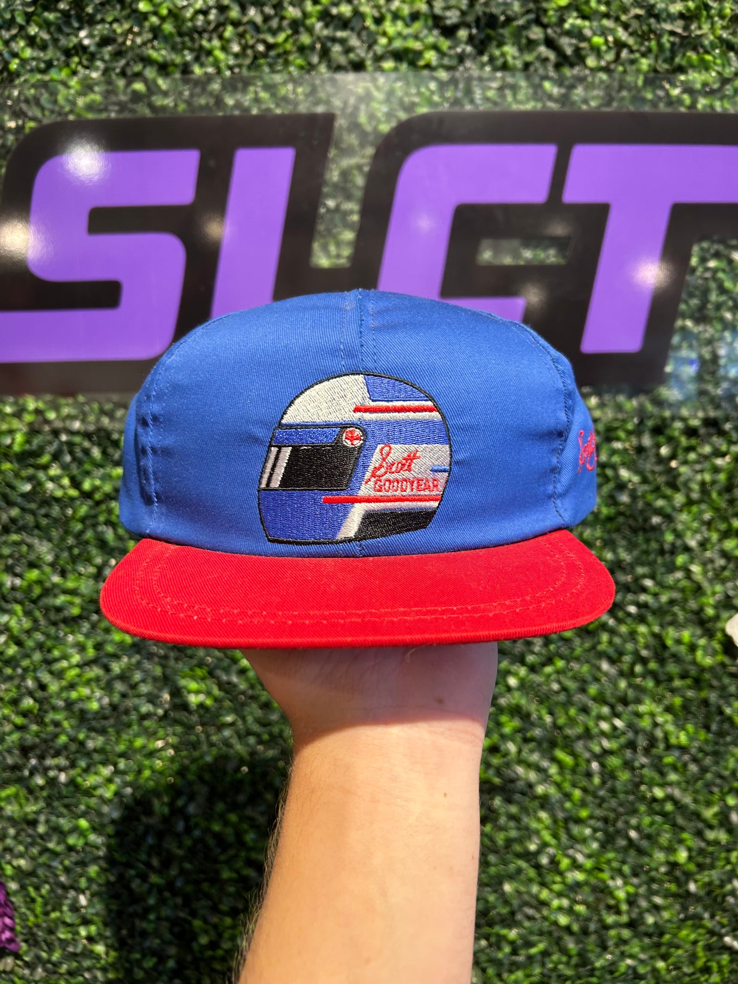Vintage Scott Goodyear Racing Hat