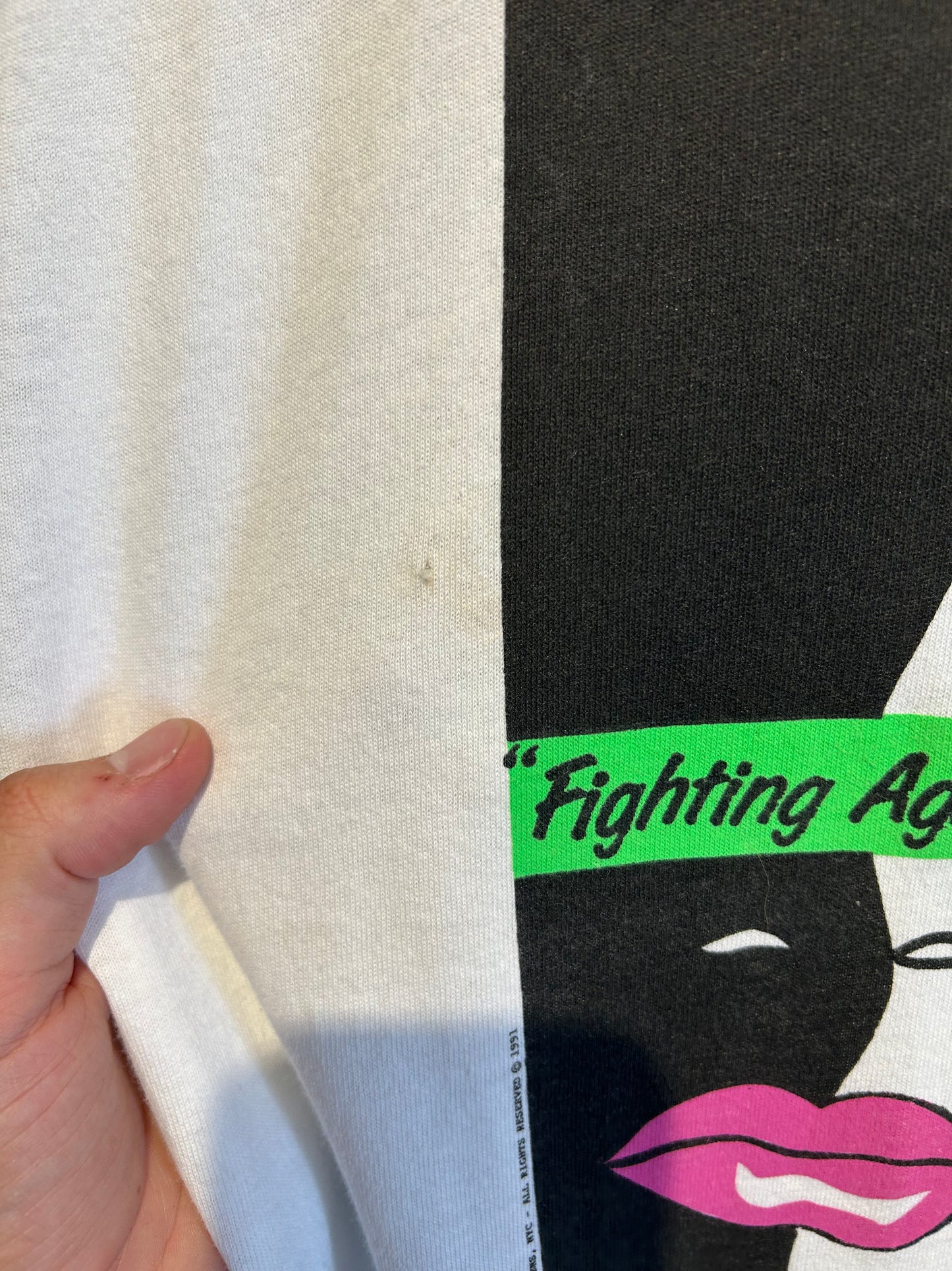 1991 F.A.D.E.R. Colorless Nation T-Shirt. Size L/XL