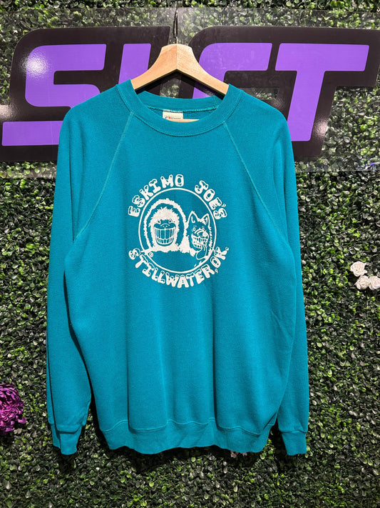 80s Eskimo Joe’s Stillwater Oklahoma Crewneck. Size Large