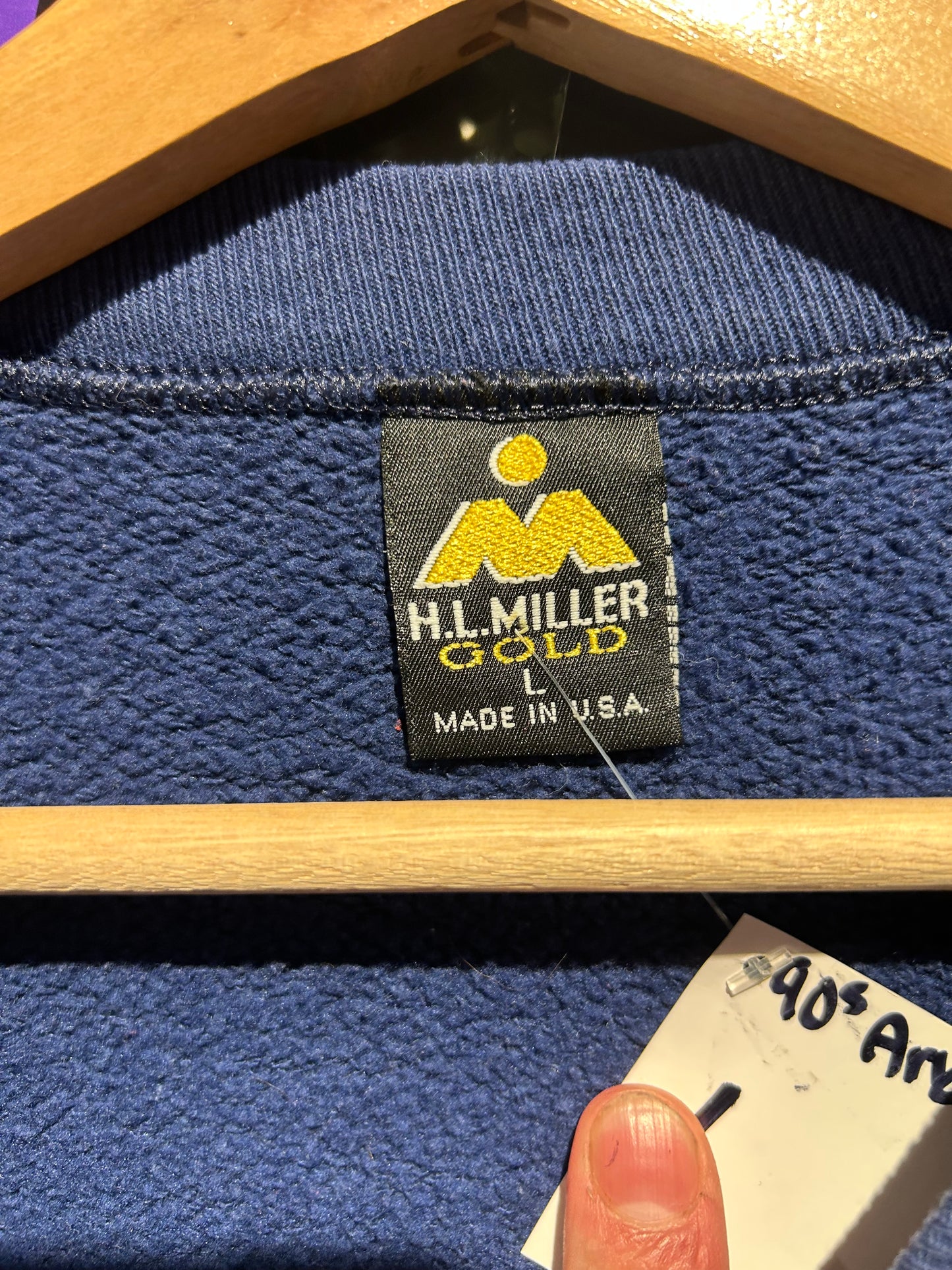 90s Arkansas River Wild Water Crewneck. Size Large