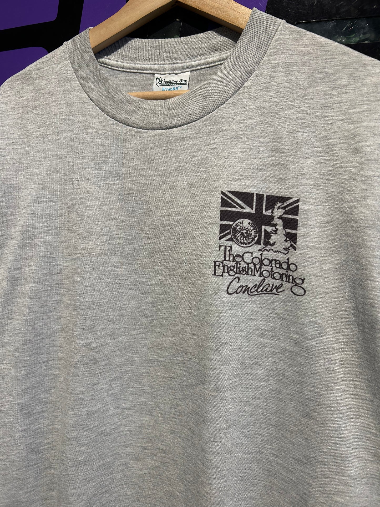 2001 Colorado English Motoring Conclave T-Shirt. Size L/XL