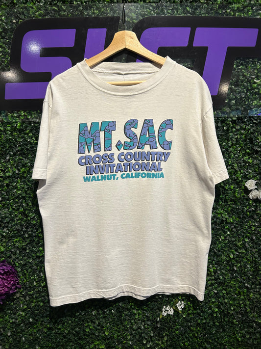 1994 Mt. Sac Cross Country Comics T-Shirt. Size Large