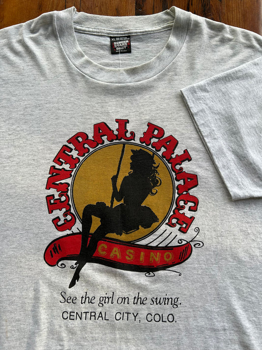90s Central Palace Casino Colorado T-Shirt. Size XL