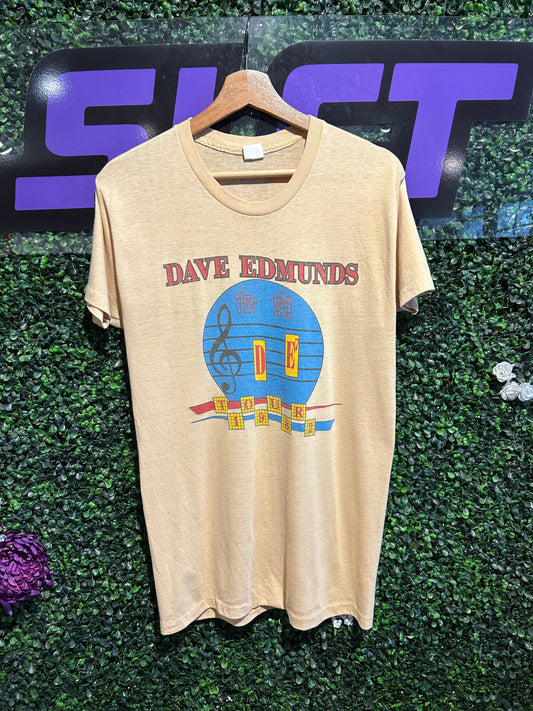 1982 Dave Edmunds Tour T-Shirt. Size Medium